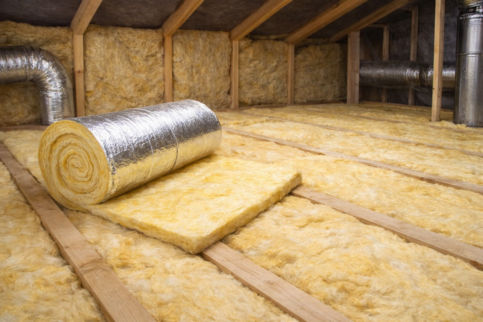 Fiberglass wool (glasswool insulation)
