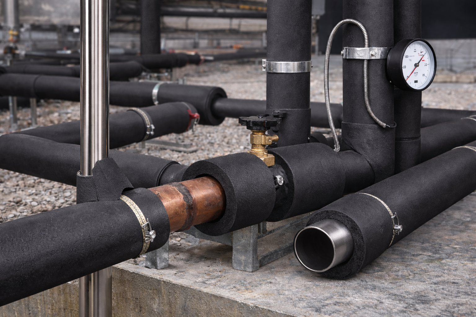 Rigid pipe insulation