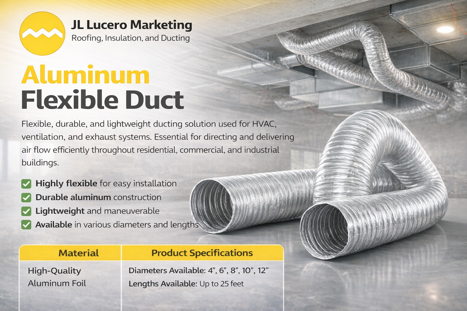 Aluminum Flexible Duct