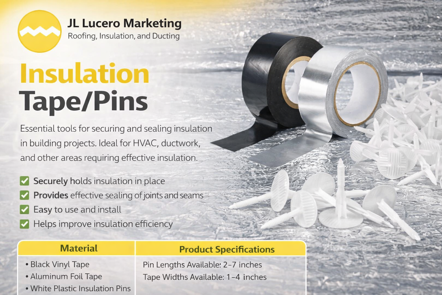 Insulation Tape/Pins