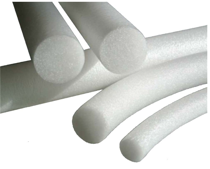Closed-cell foam backer rods used for filling gaps and supporting sealants in construction joints and expansion applications
